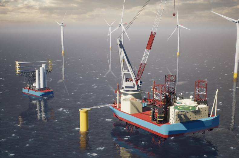 Maersk wchodzi z nowym statkiem dla offshore wind na rynek europejski - ZielonaGospodarka.pl
