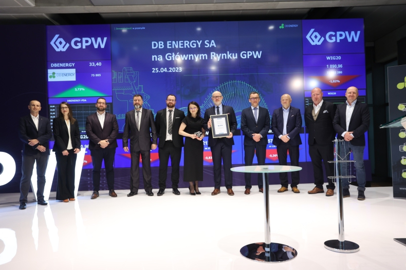 Optymalizacja energetyczna na Głównym Rynku GPW w Warszawie - debiut spółki DB Energy S.A. [WIDEO] - ZielonaGospodarka.pl