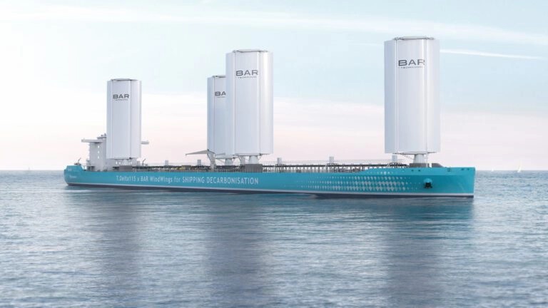 BAR Technologies i Deltamarin realizują wizję kontenerowca zasilanego siłą wiatru - ZielonaGospodarka.pl