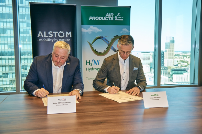 Alstom i Air Products podpisują umowę na opracowanie zeroemisyjnych rozwiązań  w transporcie w Polsce - ZielonaGospodarka.pl