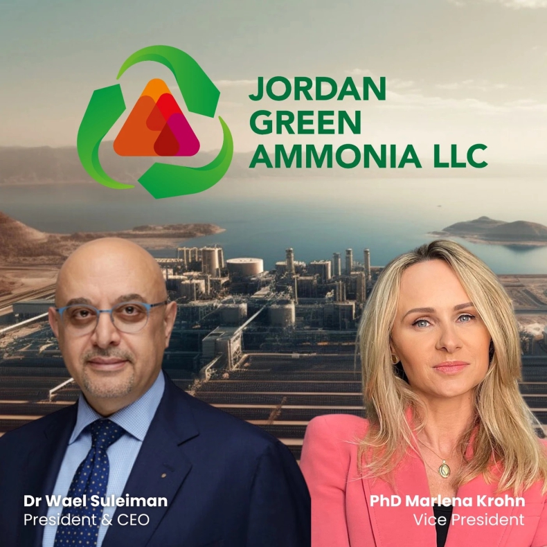 Hynfra założyła spółkę w Jordanii. Powstanie tam fabryka zielonego amoniaku - ZielonaGospodarka.pl