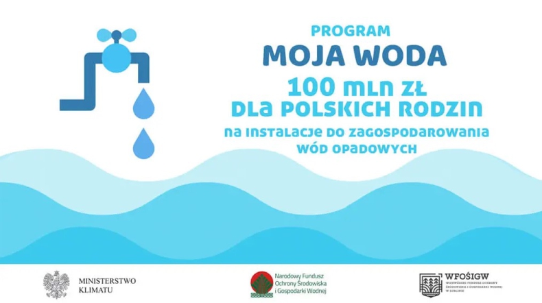 Rusza nowa edycja programu "Moja Woda" z dotacjami do 6 tys. zł - ZielonaGospodarka.pl