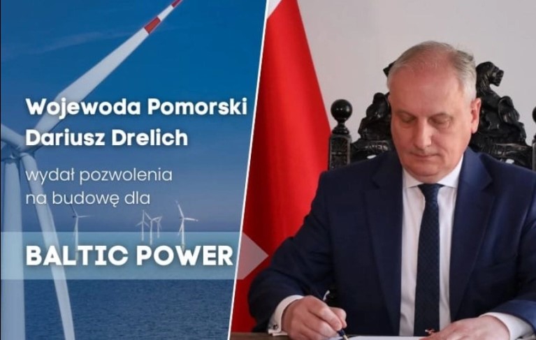 Baltic Power z trzema pierwszymi pozwoleniami na budowę od wojewody - ZielonaGospodarka.pl