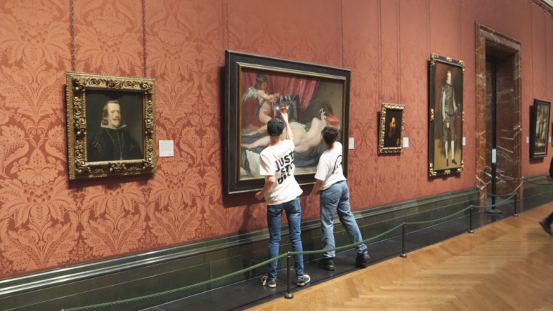 Aktywiści Just Stop Oil zaatakowali obraz Diego Velazqueza w National Gallery - ZielonaGospodarka.pl