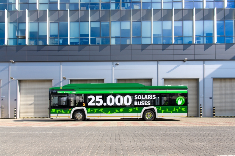 Solaris świętuje: 25 000 wyprodukowanych pojazdów i 25. rocznica premiery marki Urbino - ZielonaGospodarka.pl