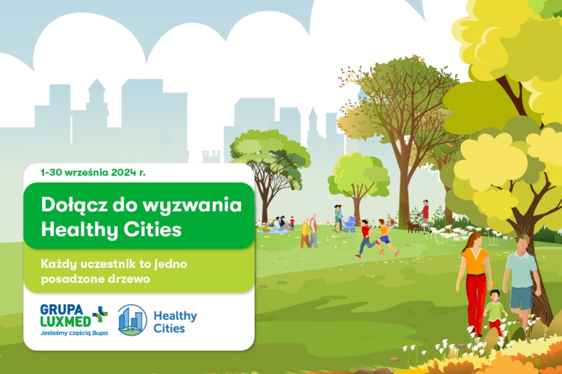 Wystartowało wyzwanie Healthy Cities. Każdy uczestnik to jedno posadzone drzewo - ZielonaGospodarka.pl