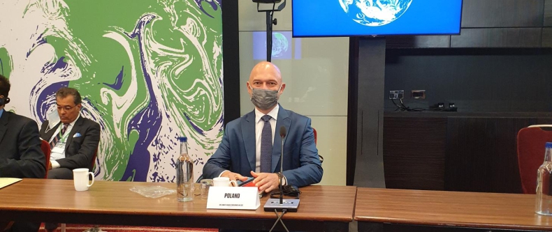Minister Michał Kurtyka na spotkaniu poprzedzającym COP26 - ZielonaGospodarka.pl