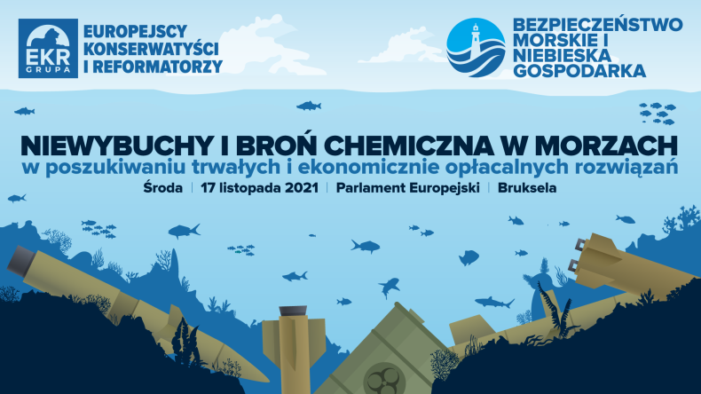 Grupa ECR w Parlamencie Europejskim zaprasza na konferencję online. Tematem niewybuchy i pozostałości chemiczne w morzu [PROGRAM] - ZielonaGospodarka.pl