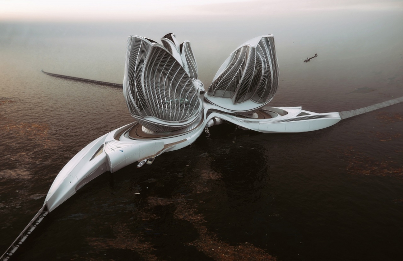 Ósmy kontynent - futurystyczna stacja do walki z zaśmieconymi oceanami [WIDEO] - ZielonaGospodarka.pl