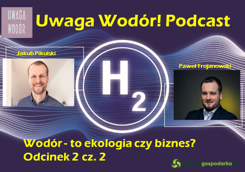 Uwaga Wodór! Podcast - Wodór to ekologia czy biznes? [odcinek 2, część 2] - ZielonaGospodarka.pl