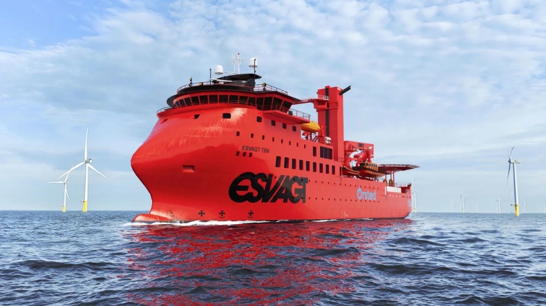 Ørsted i Esvagt : Hornsea 2 będzie obsługiwana przez pierwszy na świecie statek na zielone paliwo - ZielonaGospodarka.pl