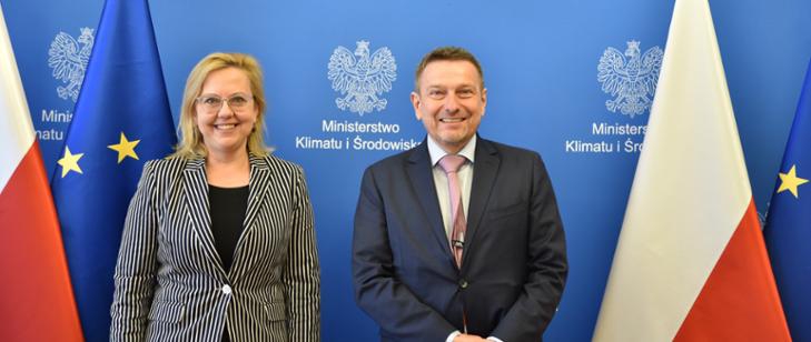 Minister Anna Moskwa z Ambasadorem Królestwa Danii o rozwoju OZE  - ZielonaGospodarka.pl