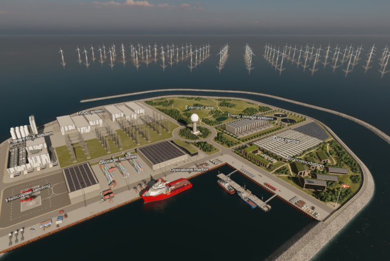 Morskie wyspy energetyczne napędzane energią z offshore i zielonym wodorem [WIDEO] - ZielonaGospodarka.pl