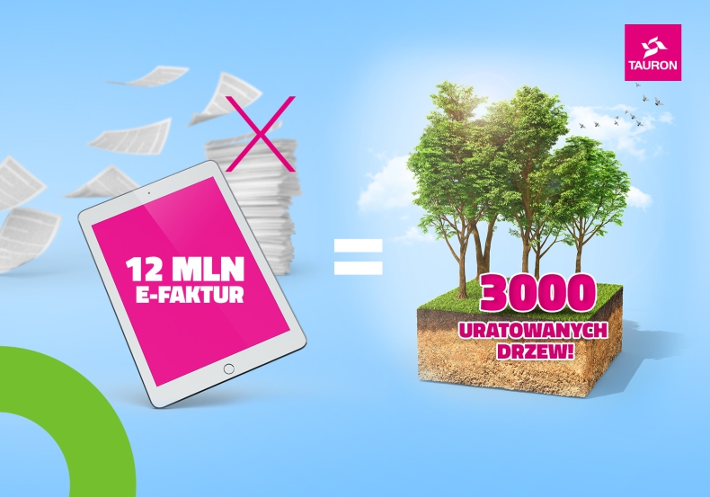 Tysiące drzew zamiast papieru. Zgarnij kasę od TAURONA - ZielonaGospodarka.pl