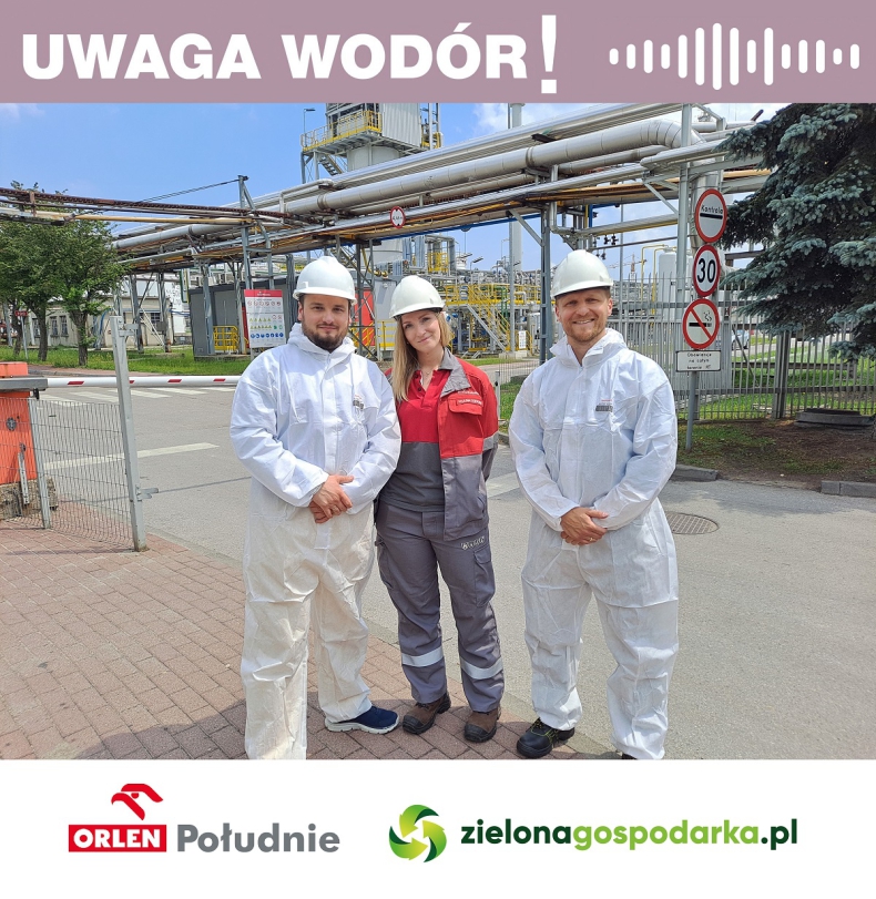 Uwaga Wodór! Podcast - O tym skąd pochodzi i jak powstaje paliwo do pierwszej w Polsce stacji tankowania wodoru PKN ORLEN S.A.? [odcinek 7] - ZielonaGospodarka.pl