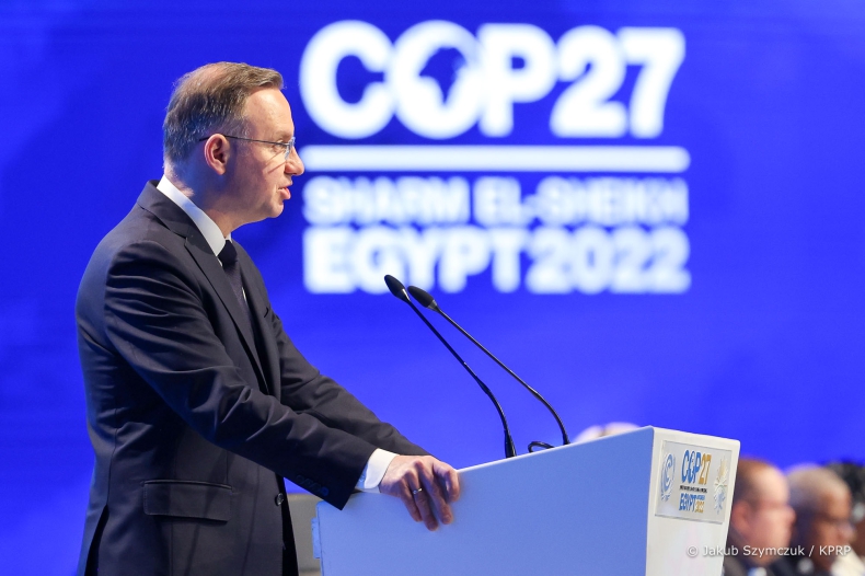 Duda na COP27: agresja Rosji na Ukrainę zagraża terminowej realizacji celów klimatycznych  - ZielonaGospodarka.pl