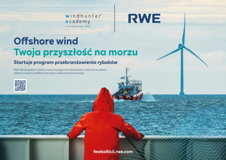 Przebranżowienie rybaków. RWE z Windhunter Academy rusza z programem - ZielonaGospodarka.pl