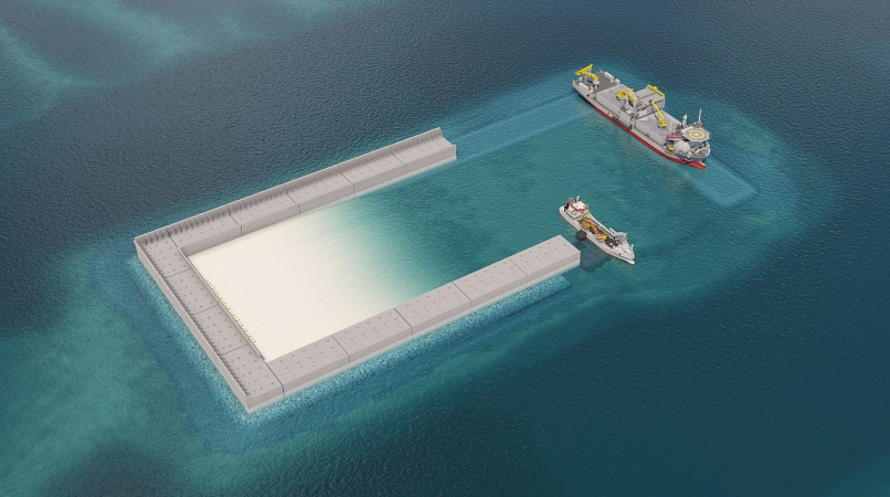 Pierwsza na świecie wyspa energetyczna wypływa w morze - Elia powierza DEME-Jan de Nul wykonanie projektu u wybrzeży Belgii-ZielonaGospodarka.pl