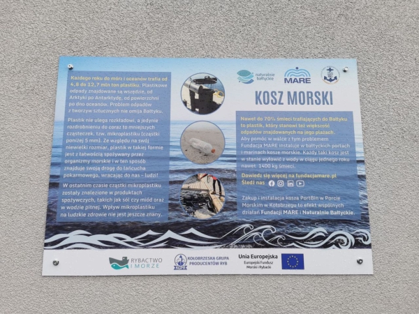 Morski kosz wyłowi śmieci z portu w Kołobrzegu-ZielonaGospodarka.pl